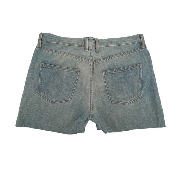 Current/Elliott The Boyfriend Distressed Cut Off Jean Shorts Size 28 Women's - Picture 3 of 6